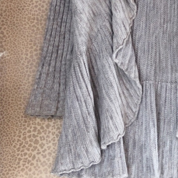 Apt 9 Gray Open Faced Cocoon Cardigan, Size L - Picture 2 of 14